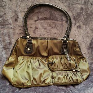 Large Apt 9 Sedona Tote, Purse, Satchel - Army, Khaki, Moss Green - NWT